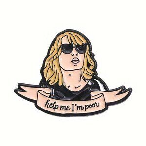 BRIDESMAIDS "HELP ME I'M POOR” ENAMEL PIN LAPEL PIN BROOCH NWT